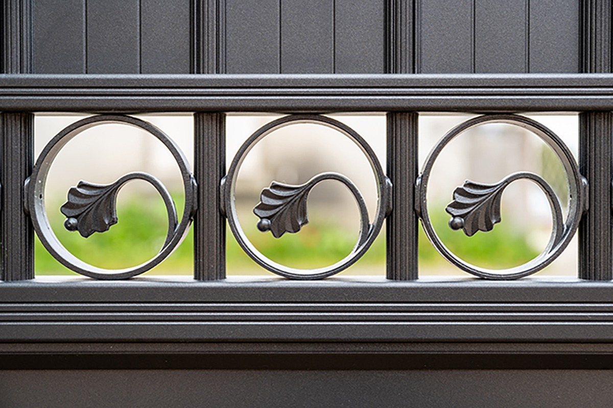 Portail battant alu gamme Tradition modèle Aubervilliers - RAL2100