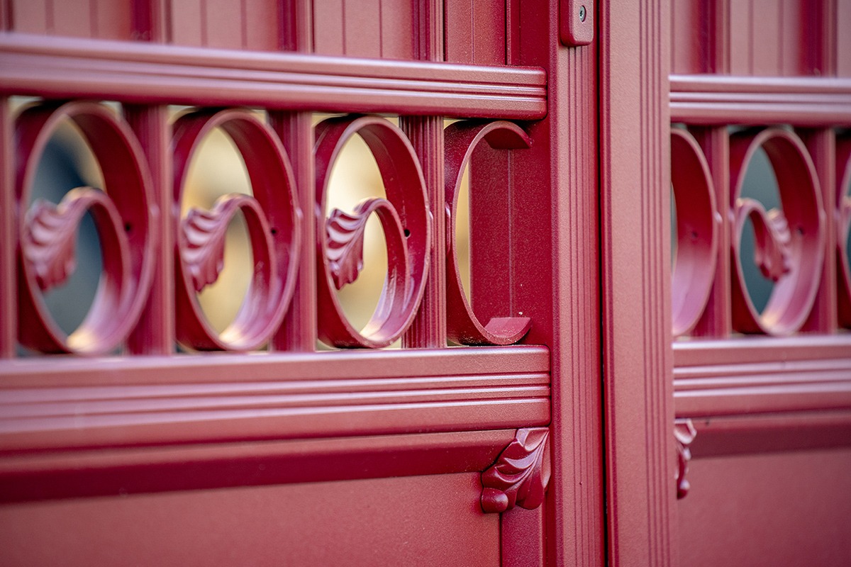 Portail battant alu gamme Tradition modèle Aubervilliers - RAL3004