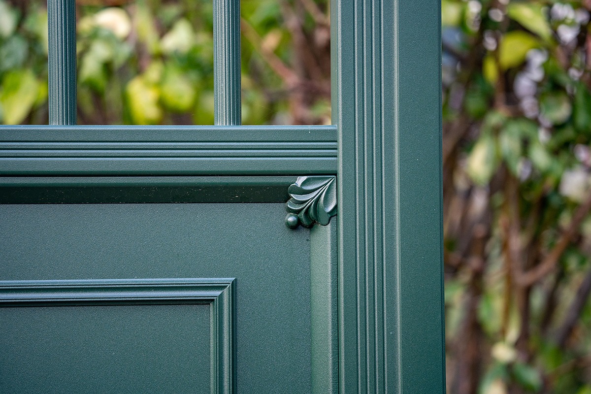 Portail battant alu gamme Tradition modèle Pantin - RAL6009