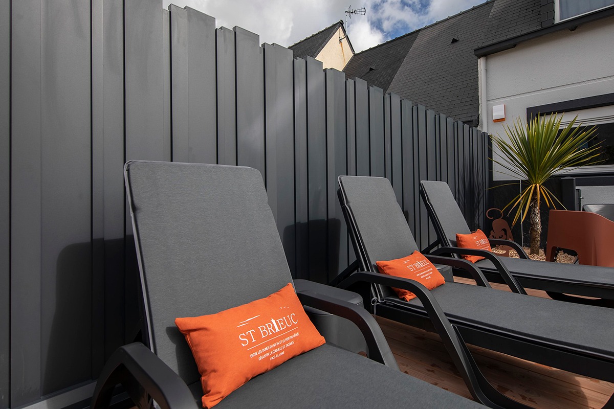 Brise-vue alu gamme Graphic - RAL7016