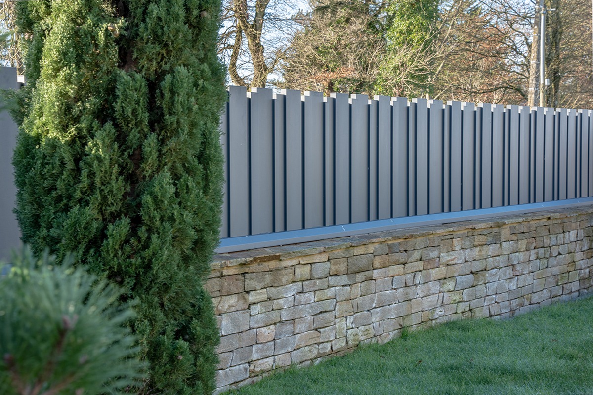 Brise-vue alu gamme Graphic - RAL7016