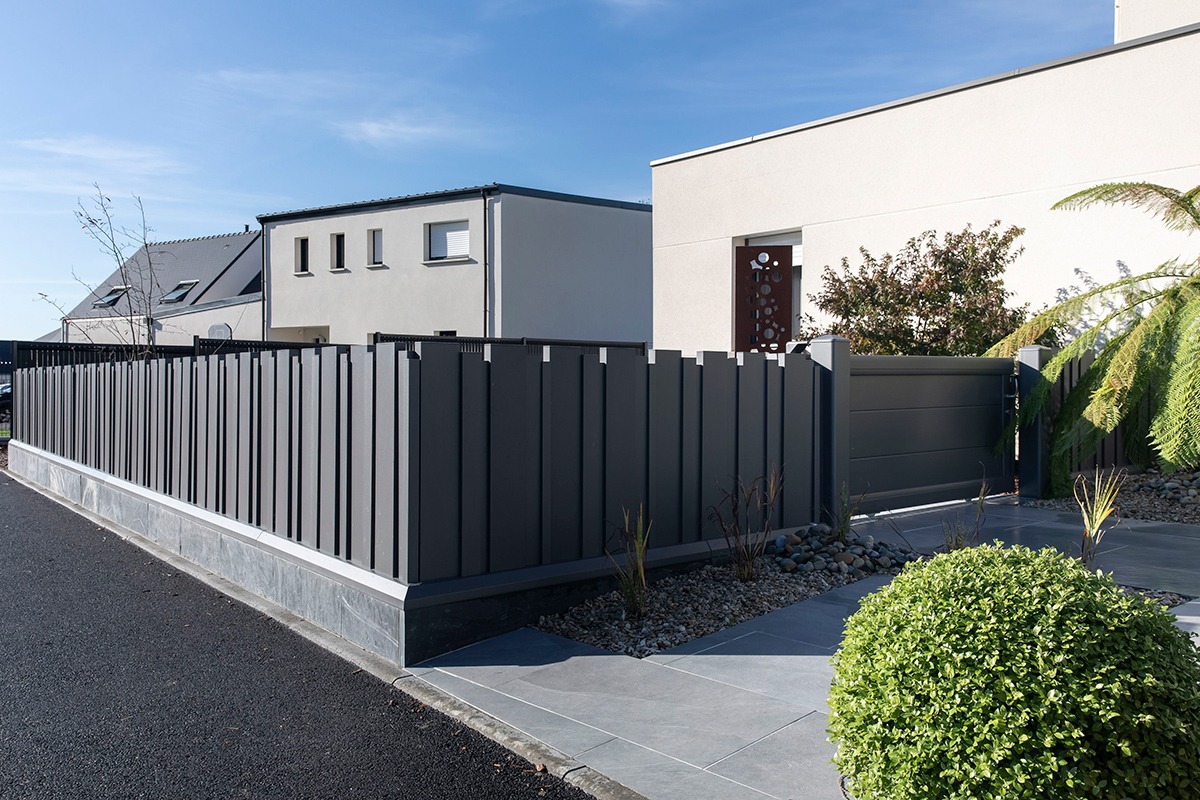 Brise-vue alu gamme Graphic - RAL7016