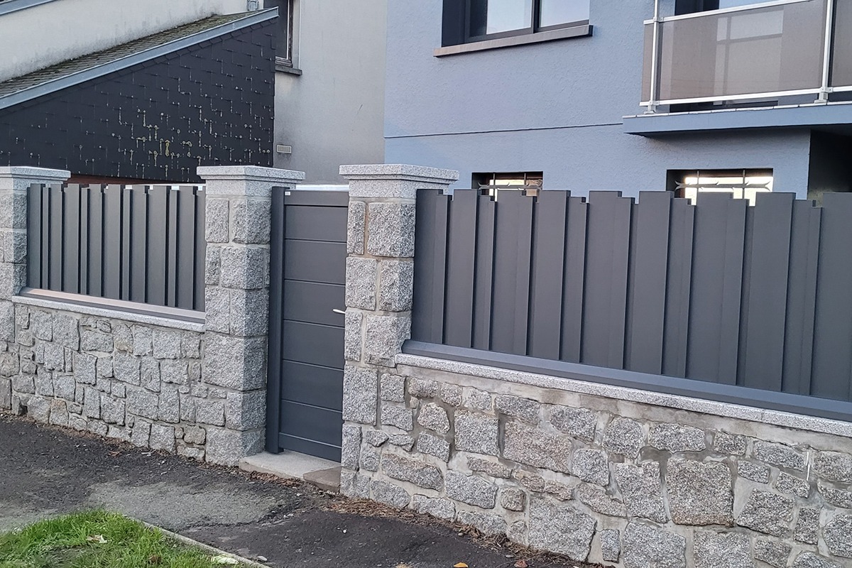 Brise-vue alu gamme Graphic - RAL7016