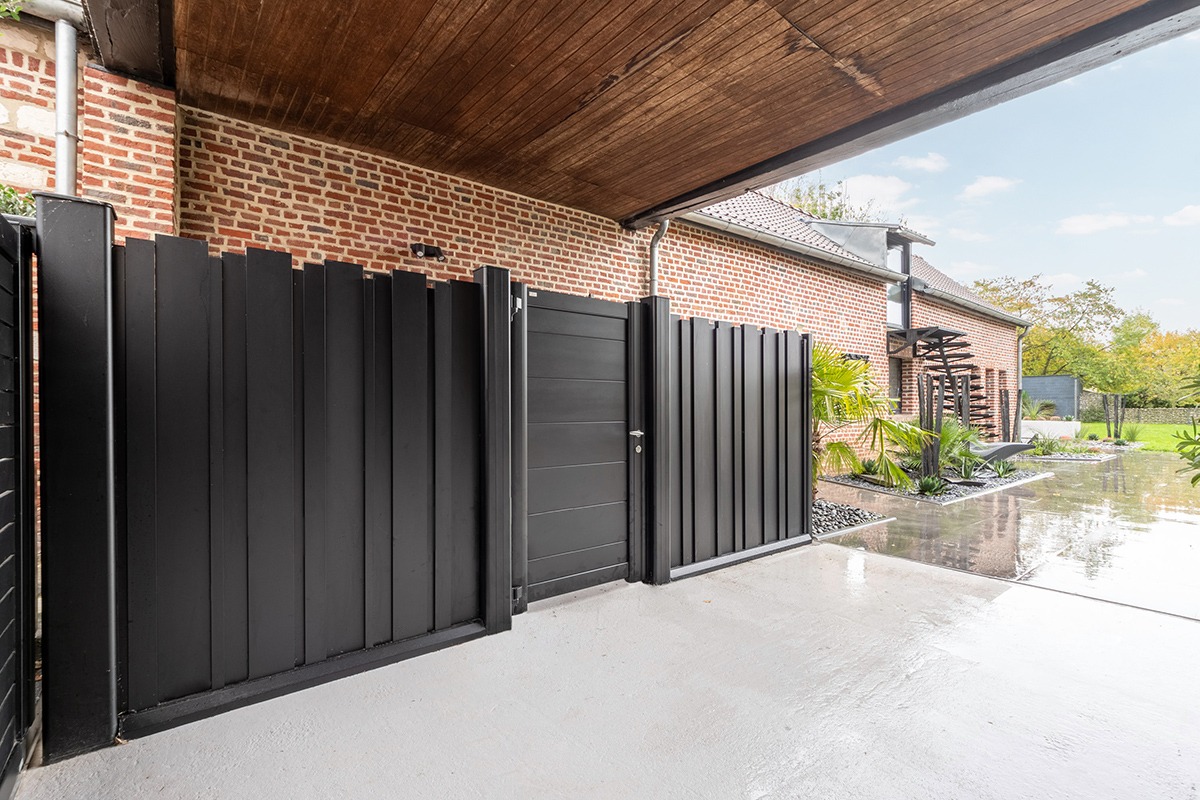 Brise-vue alu gamme Graphic - RAL9005