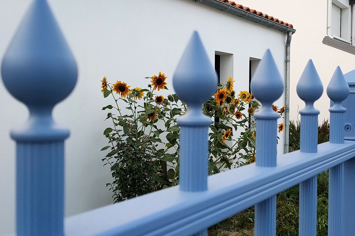 Clôture alu gamme Tradition modèle Tuilerie - RAL5014