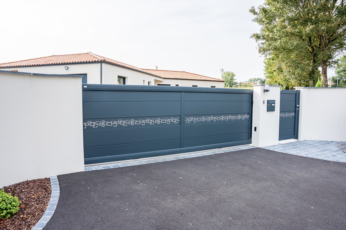 Portail automatique aluminium