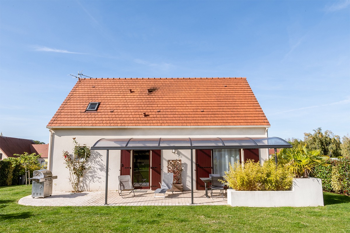 Abri de terrasse cintré - RAL7016