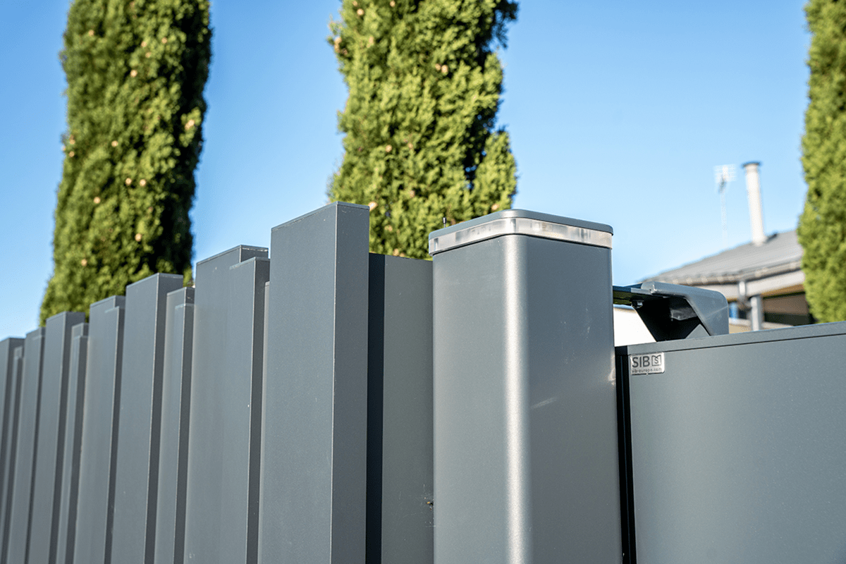 Feu clignotant pour portail motorisé éteint