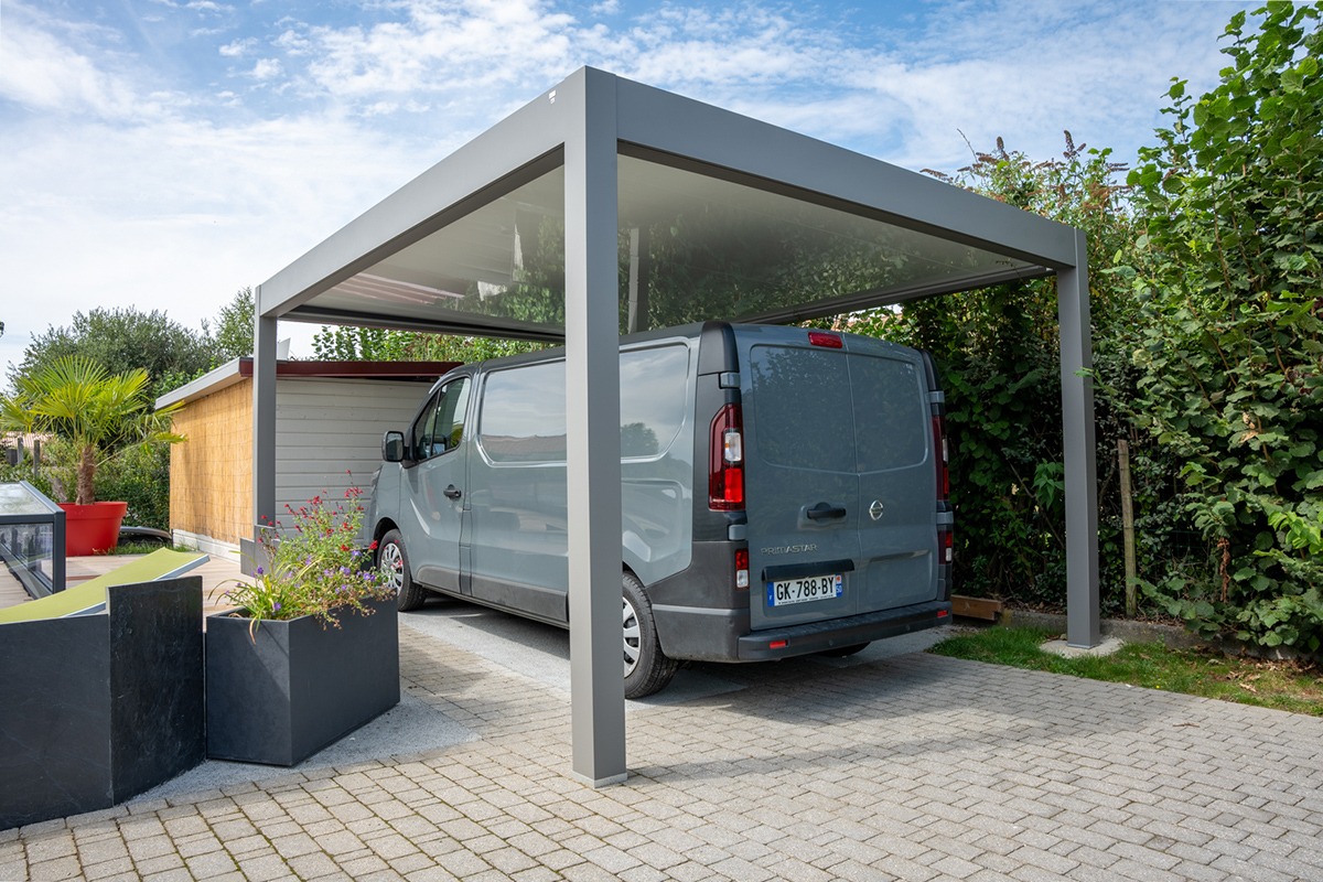 Carport alu autoportant - RAL7016