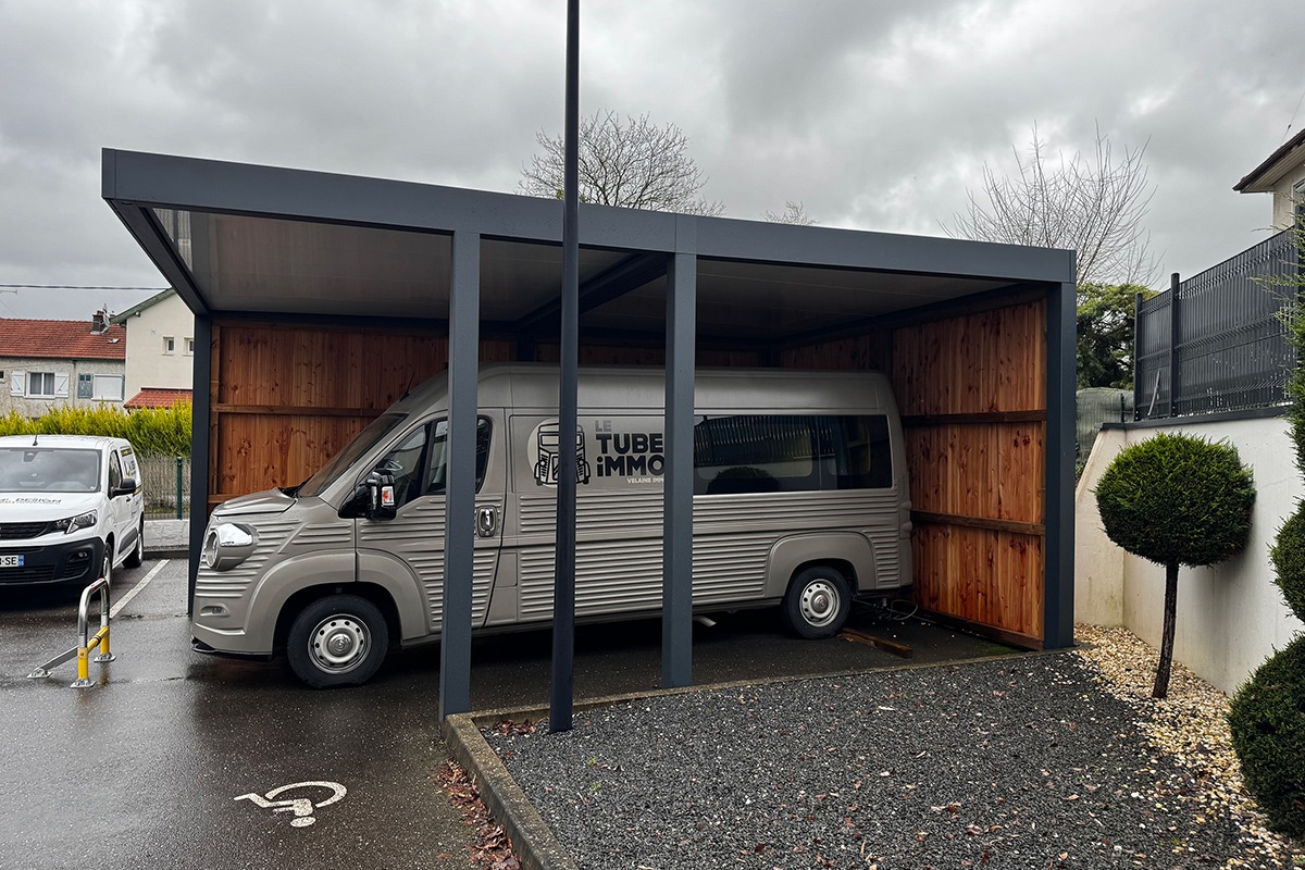 Carport alu autoportant - RAL7016