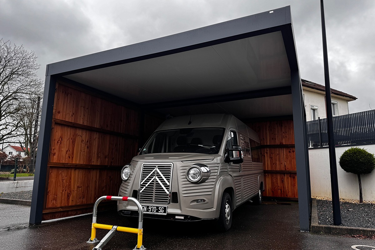 Carport alu autoportant - RAL7016