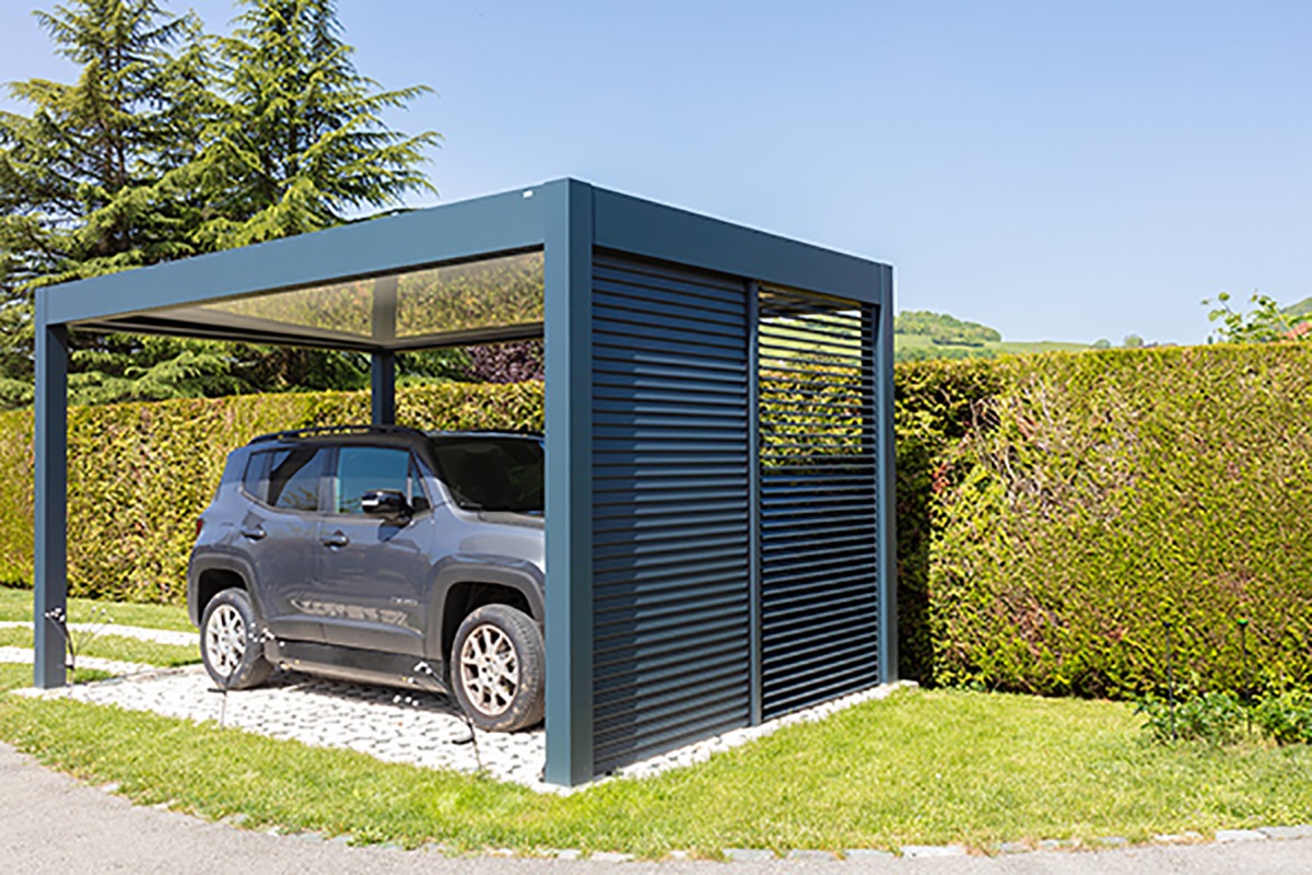 Carport alu autoportant - RAL7016