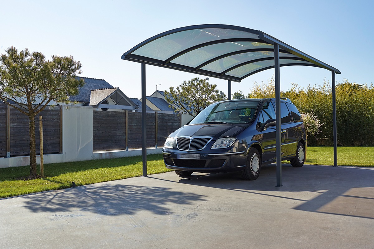 Carport cintré - RAL7016