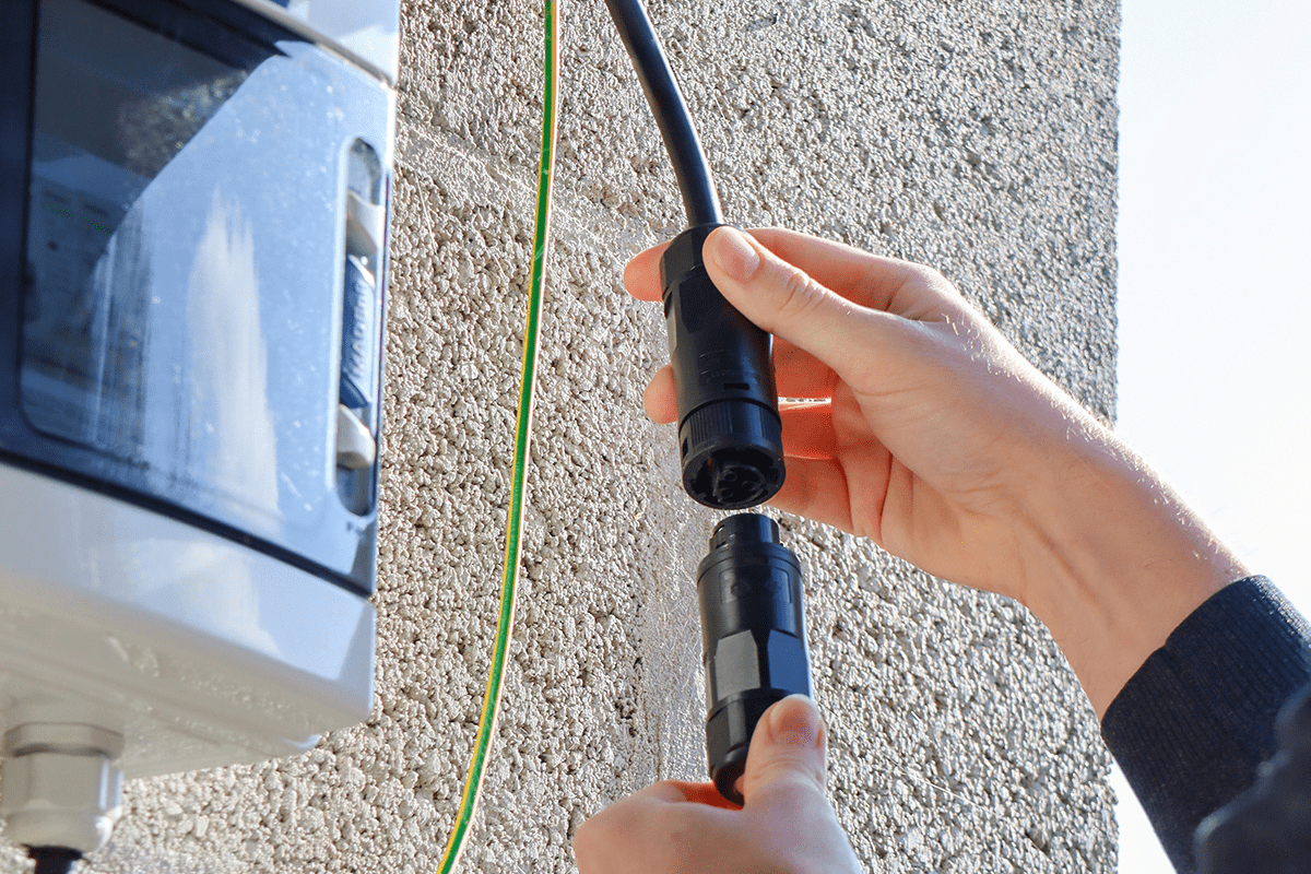 Carport photovoltaïque gamme Optimo - Plug & Play