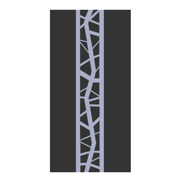 Panneau design décor Arte vertical