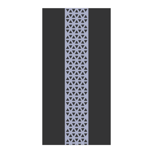 Panneau design décor Exa vertical