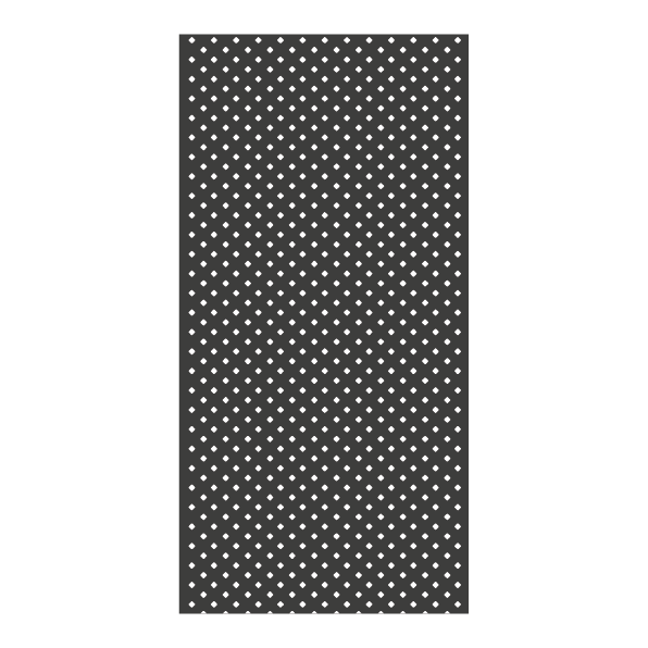 Tôle perforée décor diamant vertical
