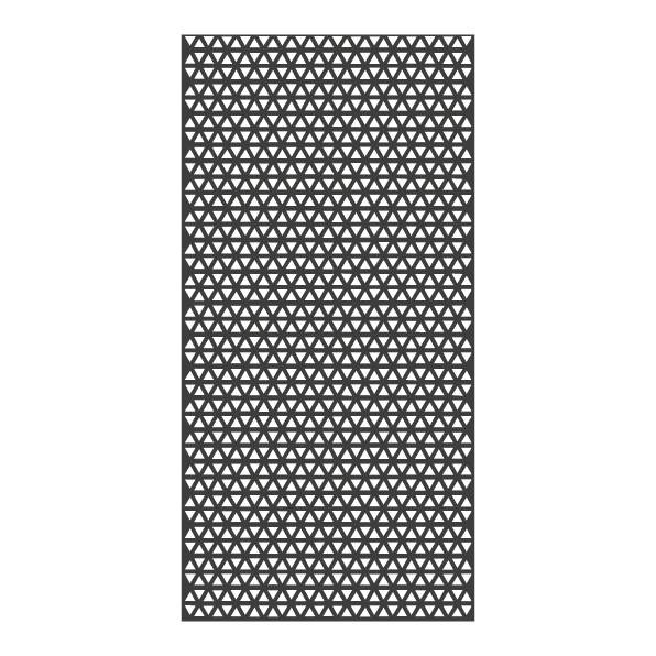 Tôle perforée décor Exa vertical