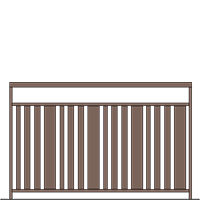 Garde-corps Cambria Autan avec main courante