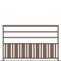 Garde-corps Sirocco 2 lisses