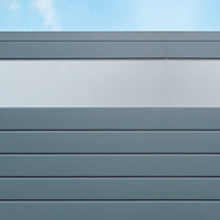 Lame déco Tôle finition anodisé