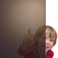 Décor garde-corps vitrage Bronze