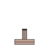 Décor tube simple avec bouchon