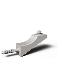 Fixation main courante sur mur