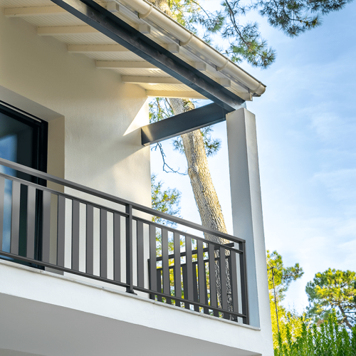 garde-corps-alu-signature-cambria-80-ral-2900-1 Garde-corps alu gamme Signature modèle Cambria 80 - RAL 2900